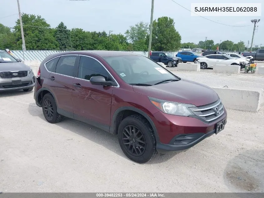 2014 Honda Cr-V Lx VIN: 5J6RM4H35EL062088 Lot: 39482253