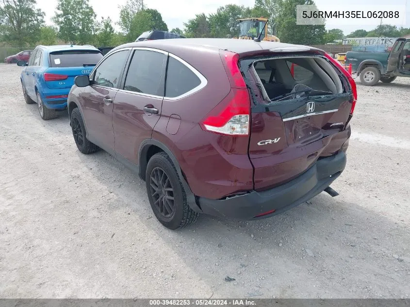 5J6RM4H35EL062088 2014 Honda Cr-V Lx