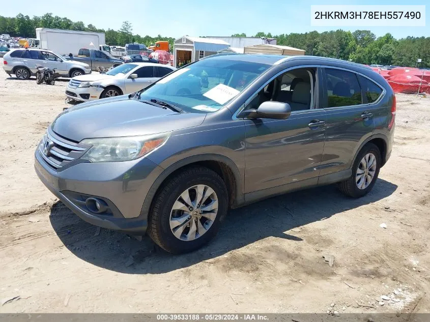 2HKRM3H78EH557490 2014 Honda Cr-V Ex-L