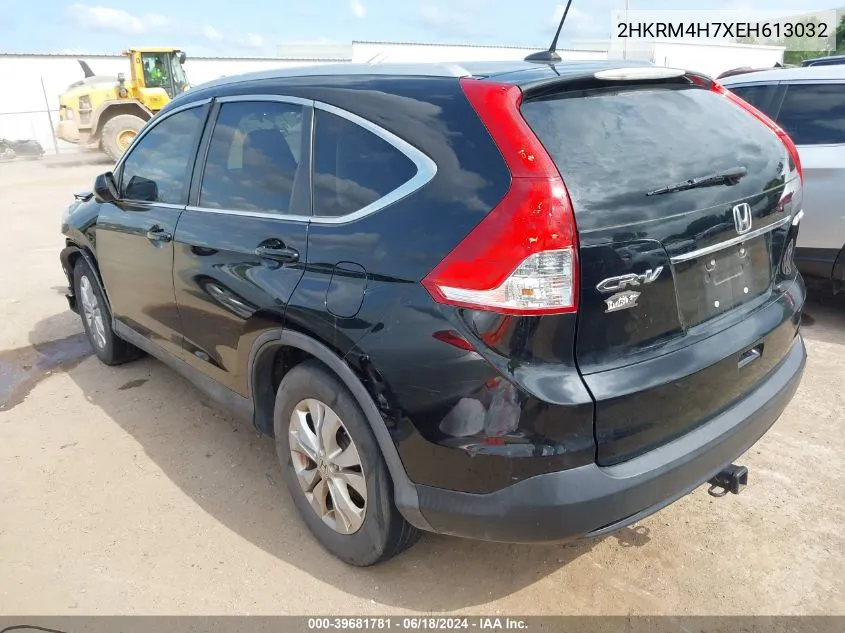 2014 Honda Cr-V Ex-L VIN: 2HKRM4H7XEH613032 Lot: 39681781