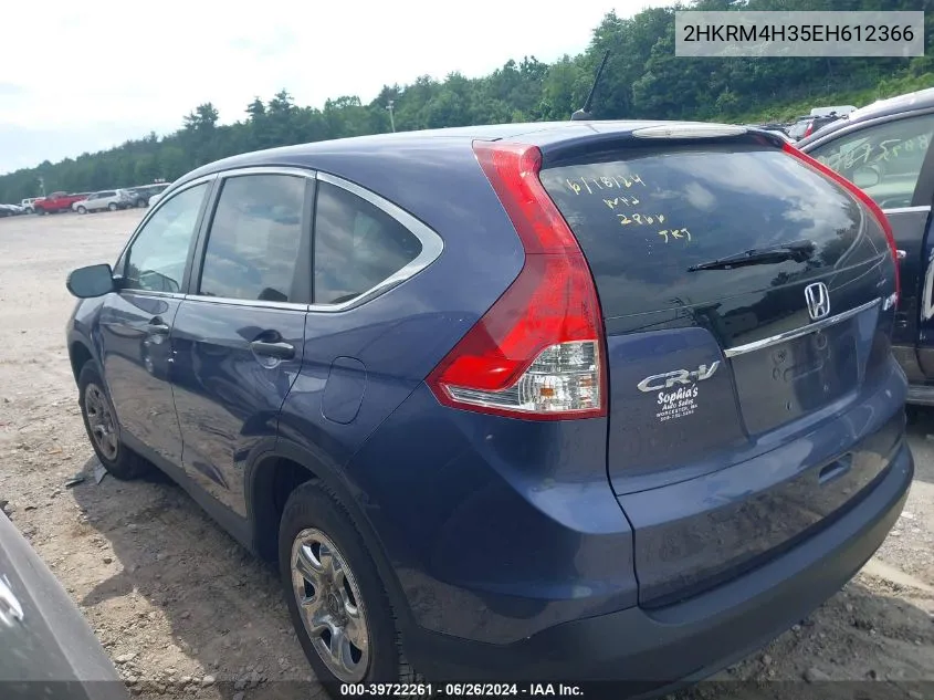 2HKRM4H35EH612366 2014 Honda Cr-V Lx