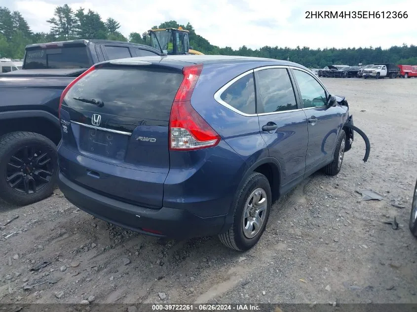 2HKRM4H35EH612366 2014 Honda Cr-V Lx