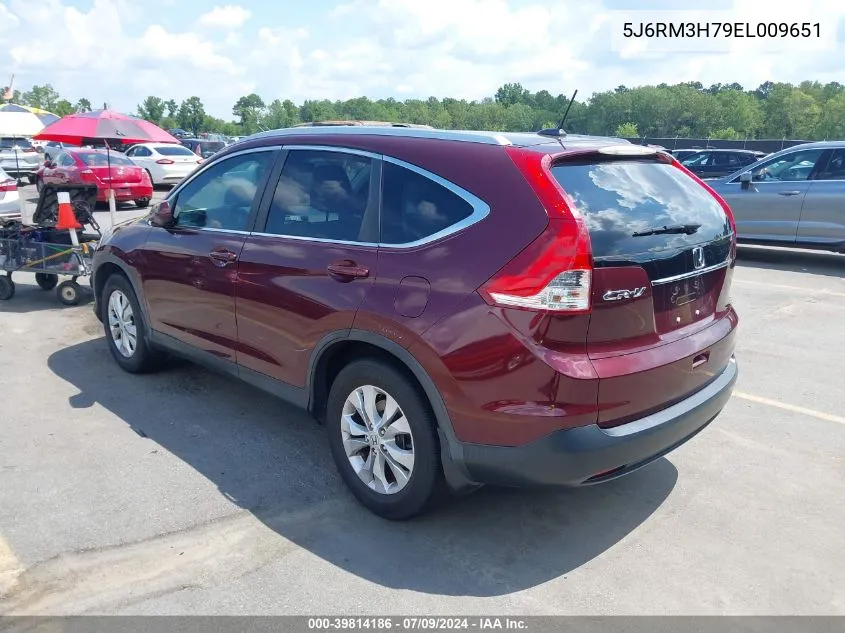 5J6RM3H79EL009651 2014 Honda Cr-V Ex-L