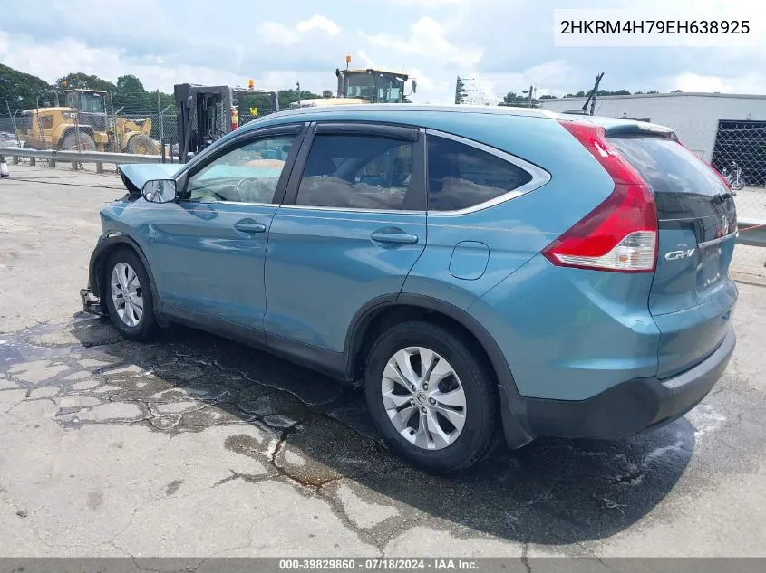 2014 Honda Cr-V Ex-L VIN: 2HKRM4H79EH638925 Lot: 39829860