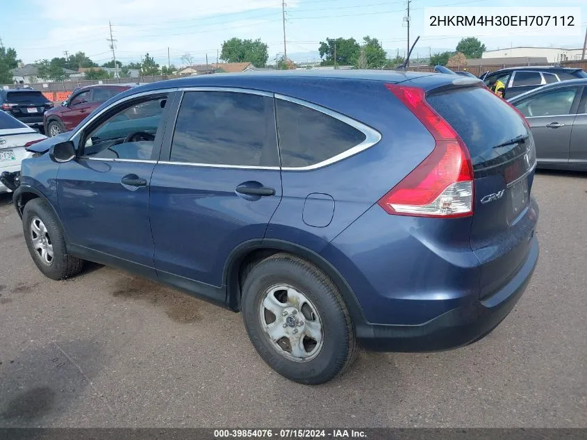 2HKRM4H30EH707112 2014 Honda Cr-V Lx