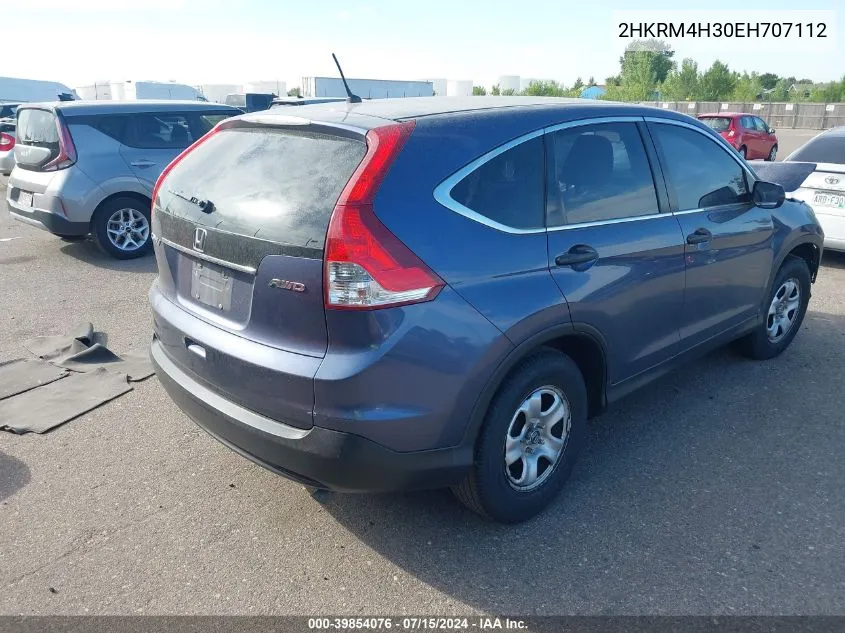 2HKRM4H30EH707112 2014 Honda Cr-V Lx