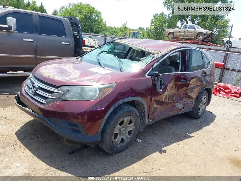 5J6RM3H39EL031324 2014 Honda Cr-V Lx