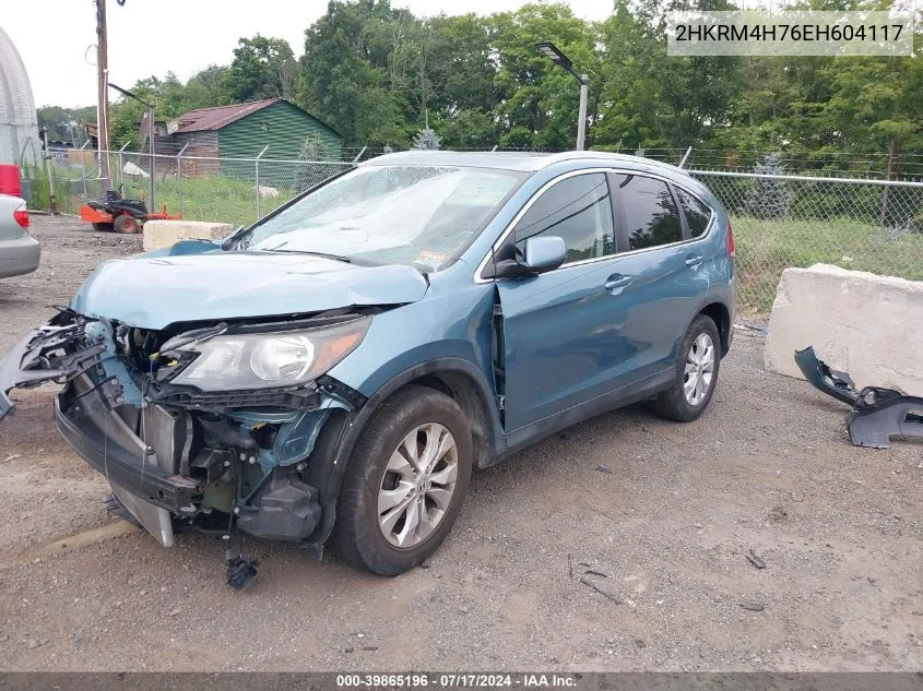 2014 Honda Cr-V Ex-L VIN: 2HKRM4H76EH604117 Lot: 39865196