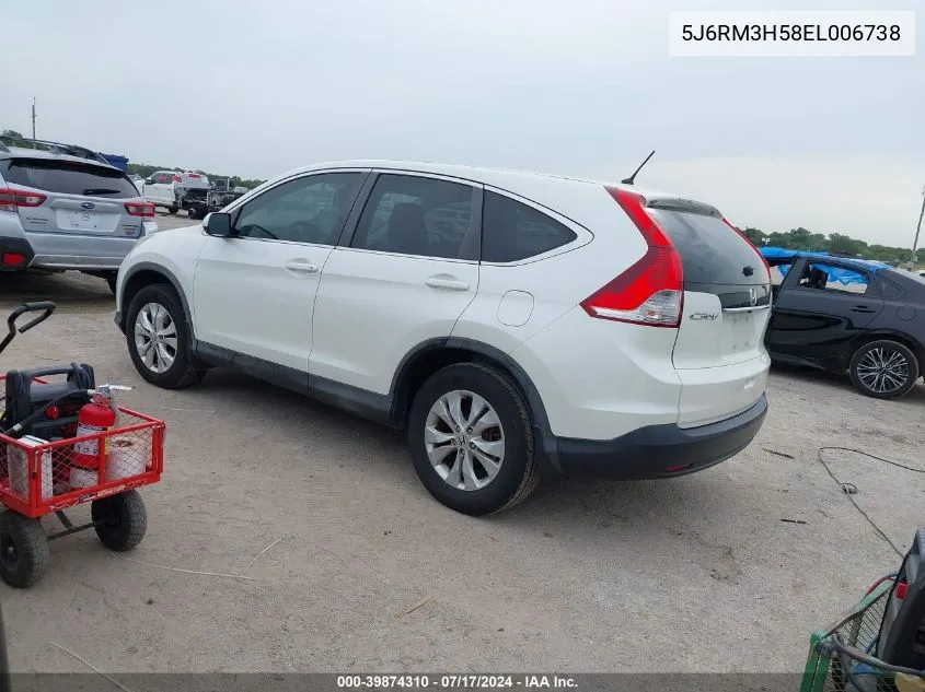 5J6RM3H58EL006738 2014 Honda Cr-V Ex