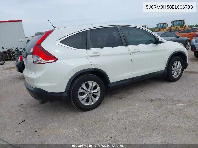 5J6RM3H58EL006738 2014 Honda Cr-V Ex