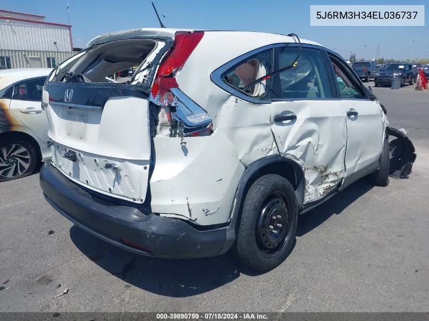 5J6RM3H34EL036737 2014 Honda Cr-V Lx