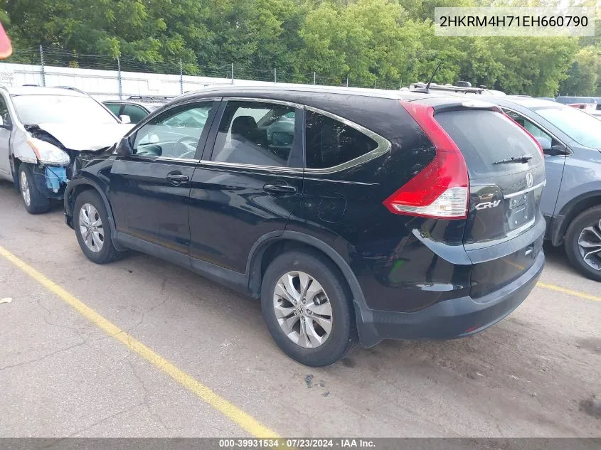 2014 Honda Cr-V Ex-L VIN: 2HKRM4H71EH660790 Lot: 39931534