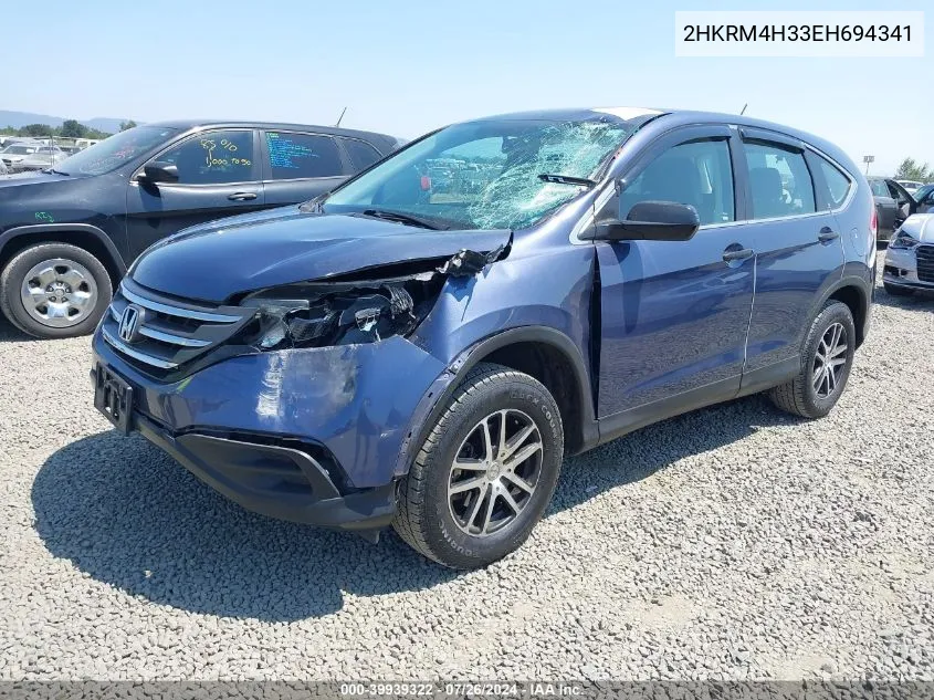 2HKRM4H33EH694341 2014 Honda Cr-V Lx