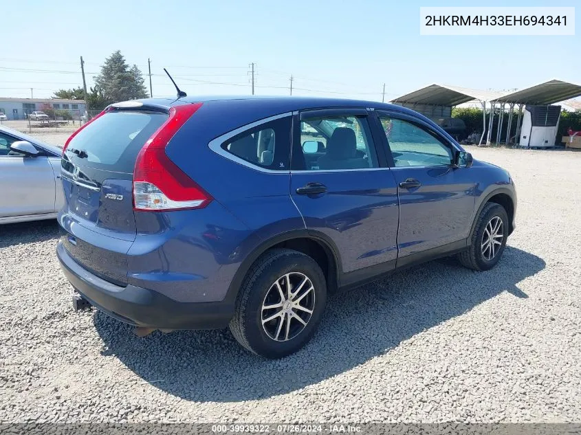 2HKRM4H33EH694341 2014 Honda Cr-V Lx