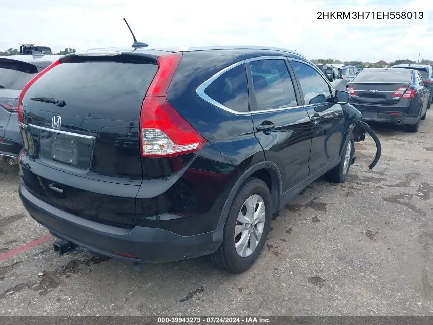 2014 Honda Cr-V Ex-L VIN: 2HKRM3H71EH558013 Lot: 39943273