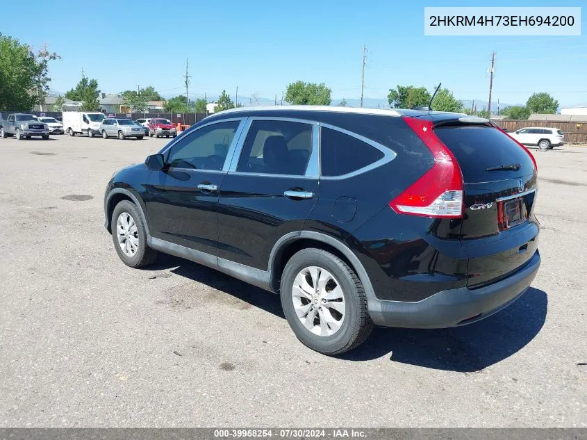 2HKRM4H73EH694200 2014 Honda Cr-V Ex-L