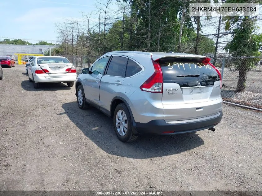 2014 Honda Cr-V Ex-L VIN: 2HKRM4H76EH633584 Lot: 39977230