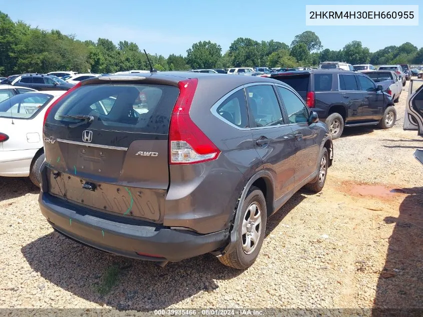 2HKRM4H30EH660955 2014 Honda Cr-V Lx