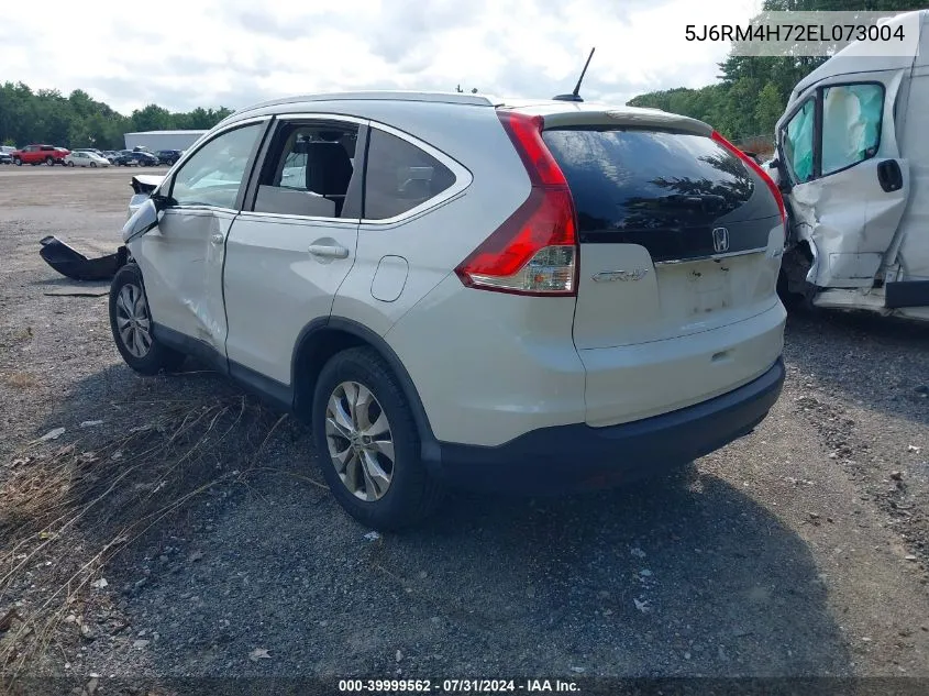 2014 Honda Cr-V Ex-L VIN: 5J6RM4H72EL073004 Lot: 39999562