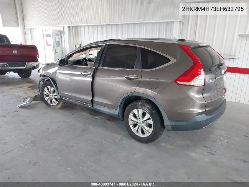 2014 Honda Cr-V Ex-L VIN: 2HKRM4H73EH632795 Lot: 40003747