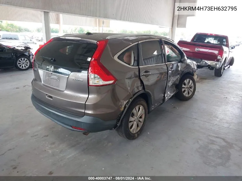 2014 Honda Cr-V Ex-L VIN: 2HKRM4H73EH632795 Lot: 40003747