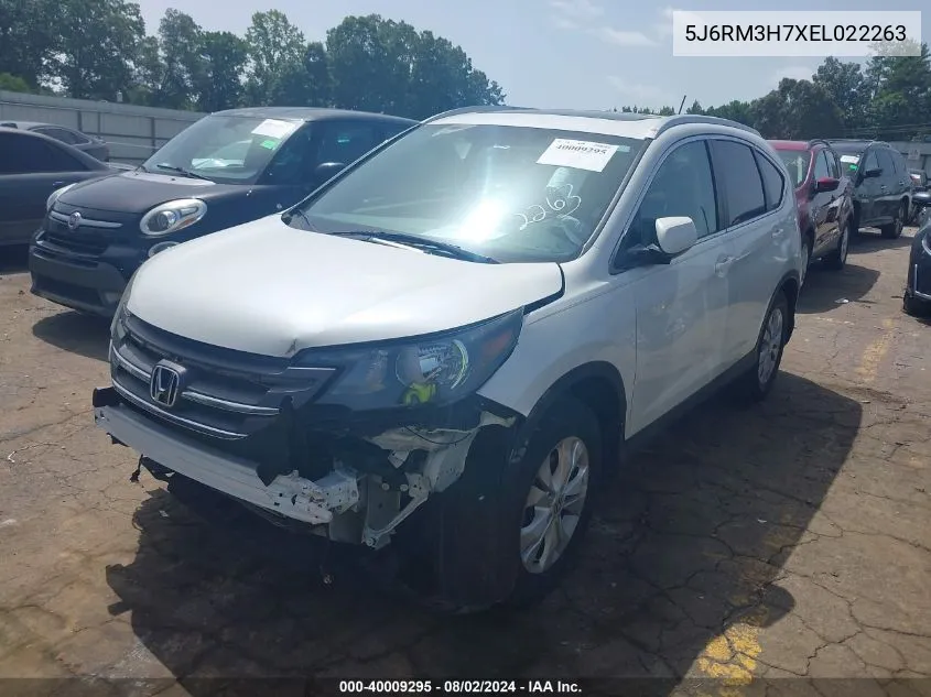 5J6RM3H7XEL022263 2014 Honda Cr-V Ex-L