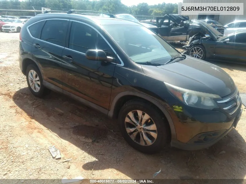 2014 Honda Cr-V Ex-L VIN: 5J6RM3H70EL012809 Lot: 40015877