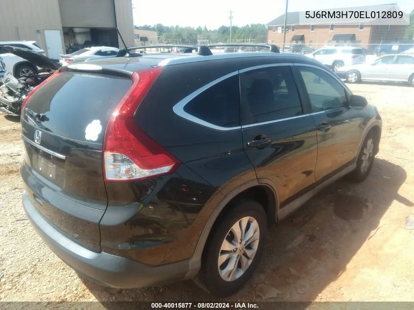 2014 Honda Cr-V Ex-L VIN: 5J6RM3H70EL012809 Lot: 40015877