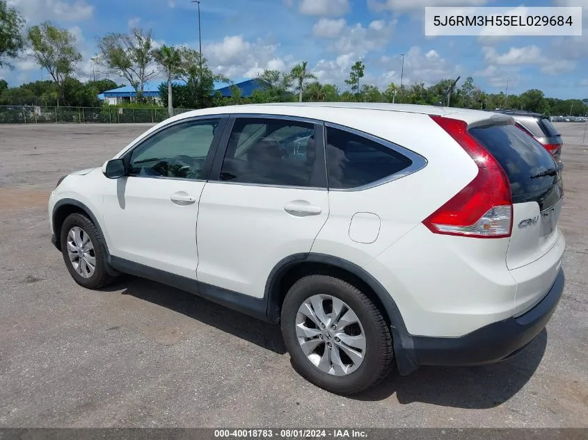 2014 Honda Cr-V Ex VIN: 5J6RM3H55EL029684 Lot: 40018783