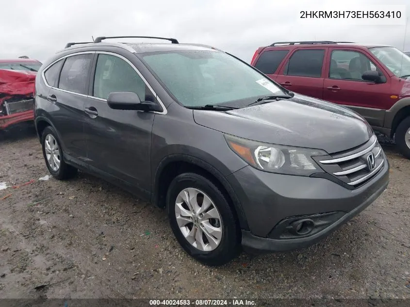 2014 Honda Cr-V Ex-L VIN: 2HKRM3H73EH563410 Lot: 40024583