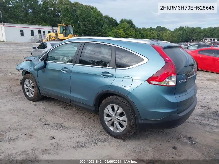 2HKRM3H70EH528646 2014 Honda Cr-V Ex-L