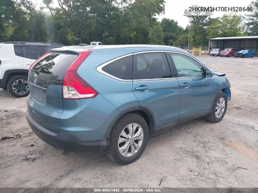 2HKRM3H70EH528646 2014 Honda Cr-V Ex-L