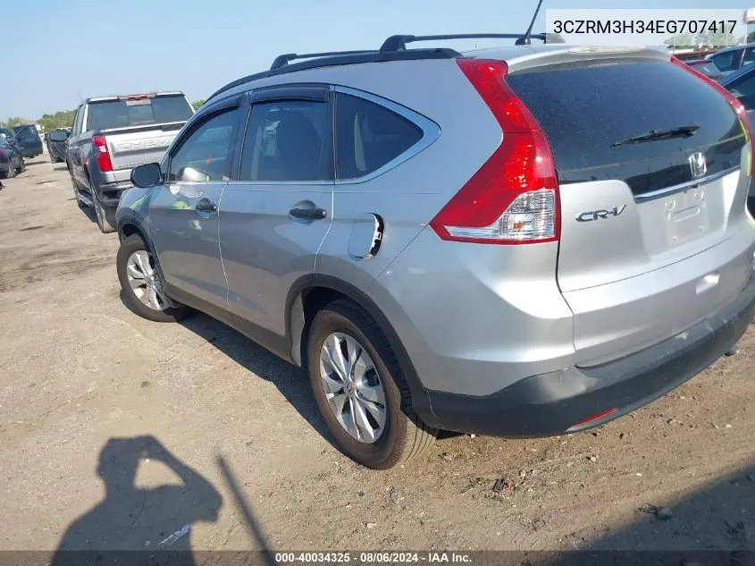 2014 Honda Cr-V Lx VIN: 3CZRM3H34EG707417 Lot: 40034325