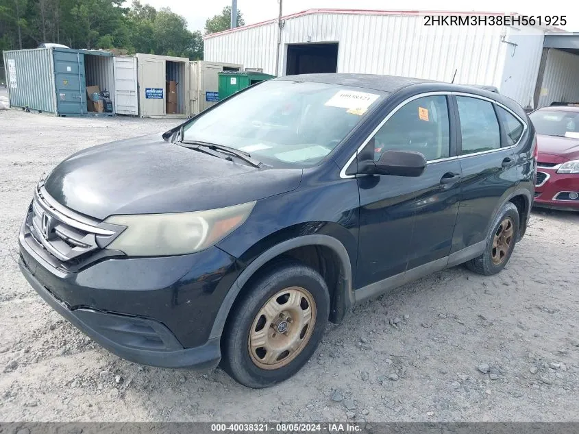 2014 Honda Cr-V Lx VIN: 2HKRM3H38EH561925 Lot: 40038321