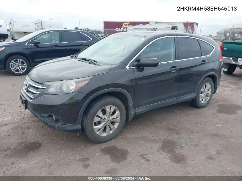 2014 Honda Cr-V Ex VIN: 2HKRM4H58EH646013 Lot: 40038336