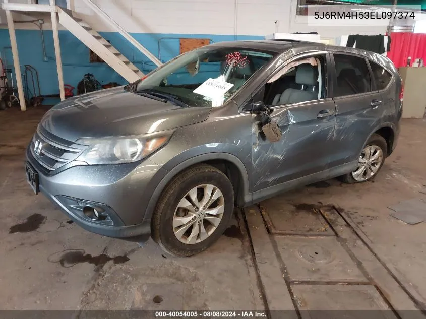 2014 Honda Cr-V Ex VIN: 5J6RM4H53EL097374 Lot: 40054005