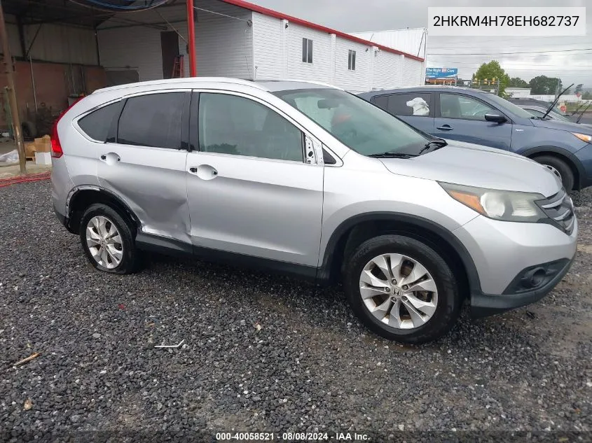 2014 Honda Cr-V Ex-L VIN: 2HKRM4H78EH682737 Lot: 40058521