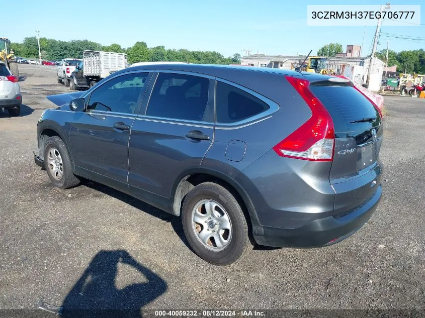 2014 Honda Cr-V Lx VIN: 3CZRM3H37EG706777 Lot: 40059232