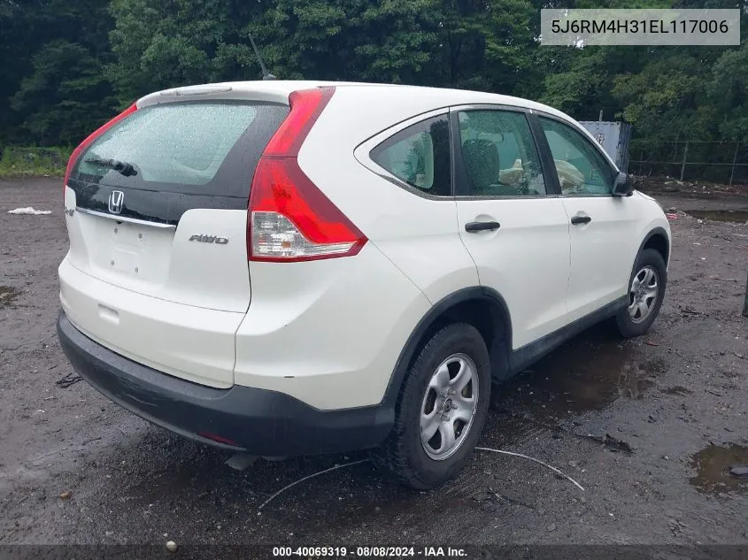 5J6RM4H31EL117006 2014 Honda Cr-V Lx