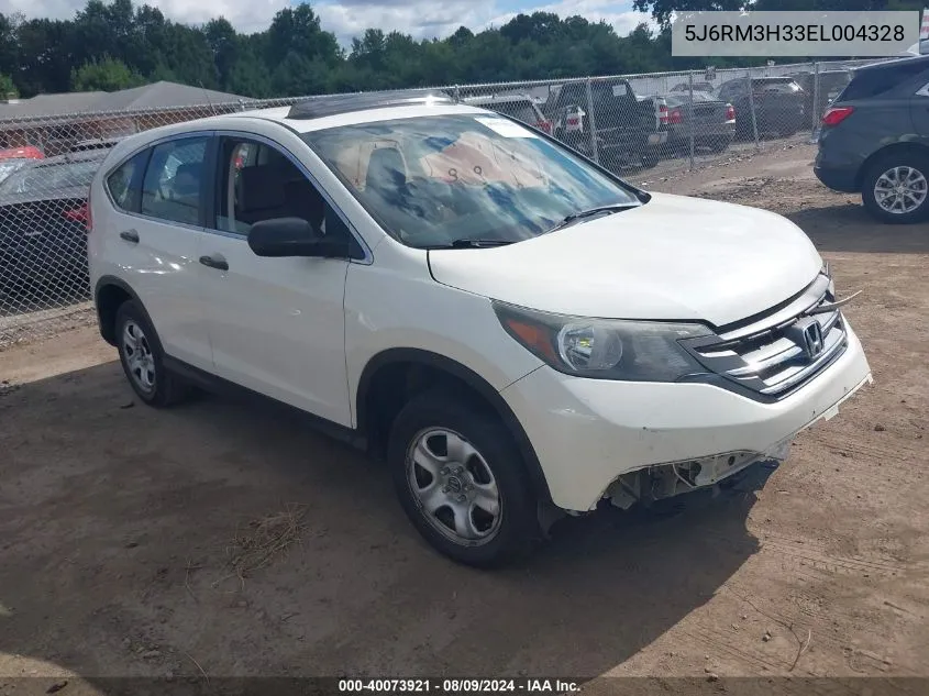 5J6RM3H33EL004328 2014 Honda Cr-V Lx