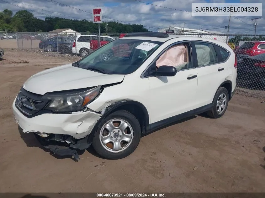 5J6RM3H33EL004328 2014 Honda Cr-V Lx