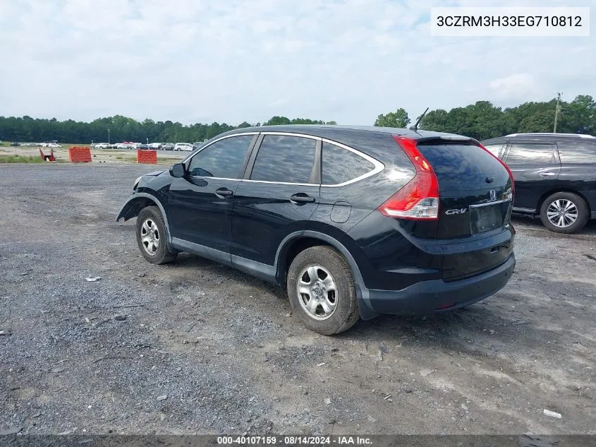 2014 Honda Cr-V Lx VIN: 3CZRM3H33EG710812 Lot: 40107159