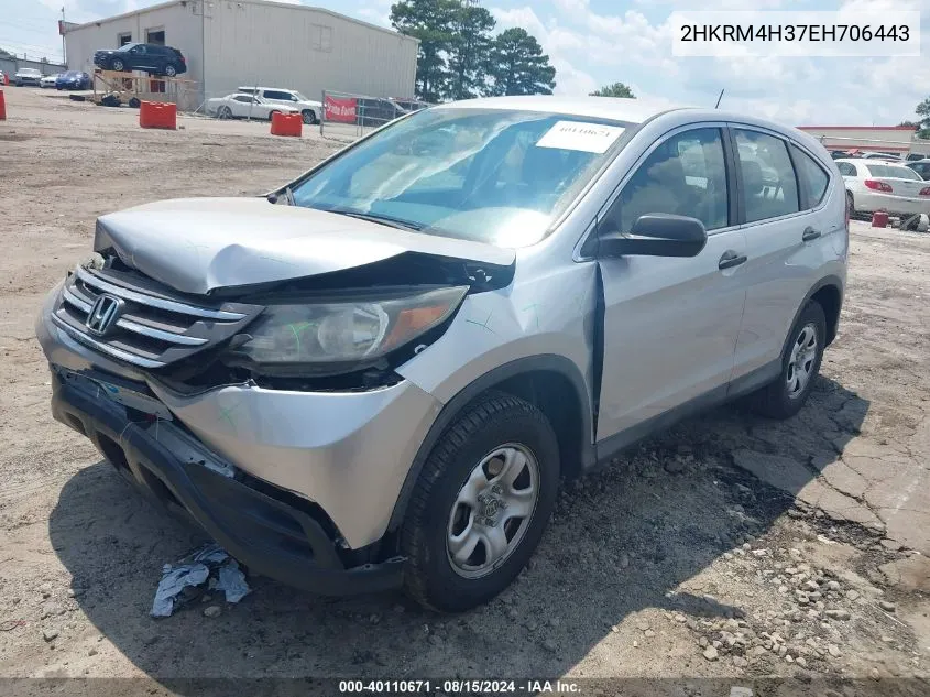 2HKRM4H37EH706443 2014 Honda Cr-V Lx