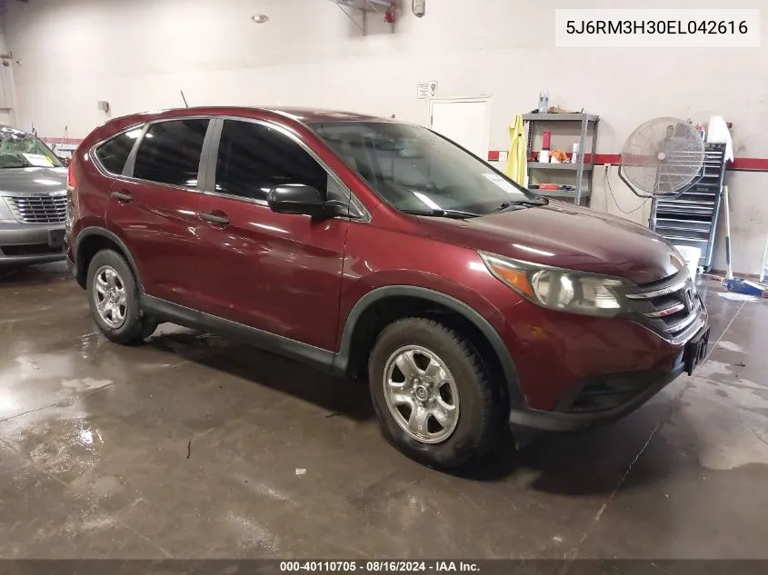 5J6RM3H30EL042616 2014 Honda Cr-V Lx