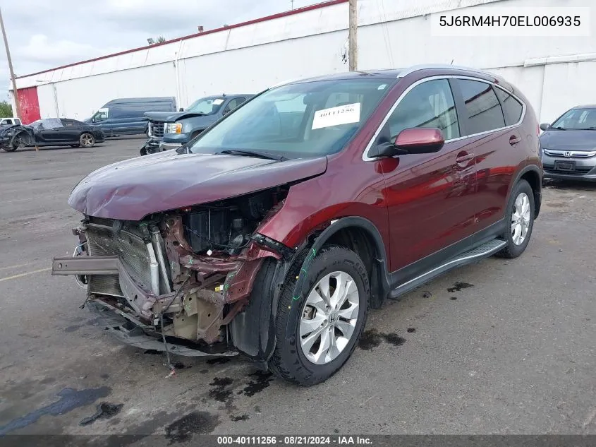 5J6RM4H70EL006935 2014 Honda Cr-V Ex-L