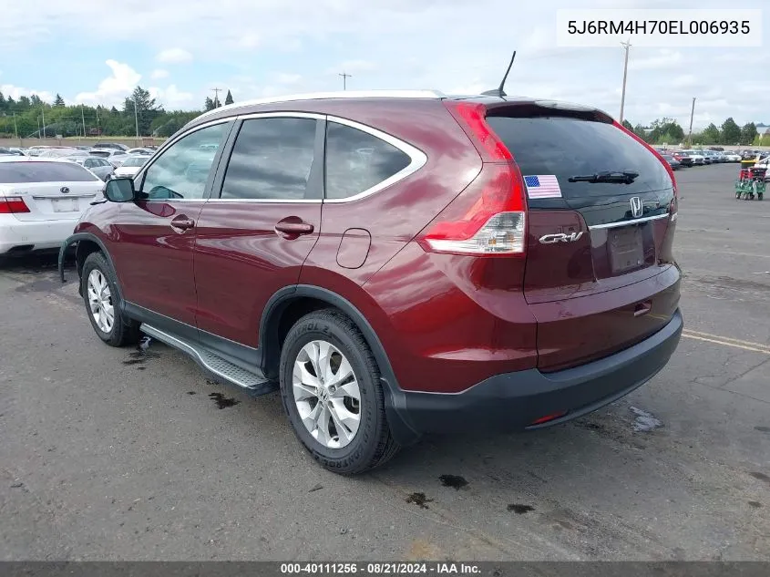 5J6RM4H70EL006935 2014 Honda Cr-V Ex-L