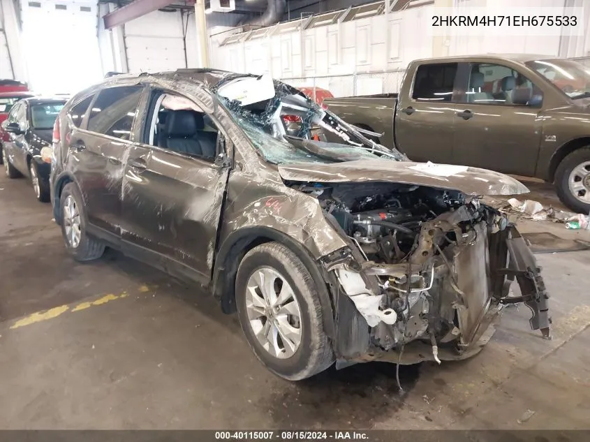 2HKRM4H71EH675533 2014 Honda Cr-V Exl