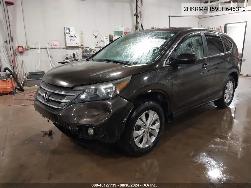 2014 Honda Cr-V Ex VIN: 2HKRM4H59EH645310 Lot: 40127739