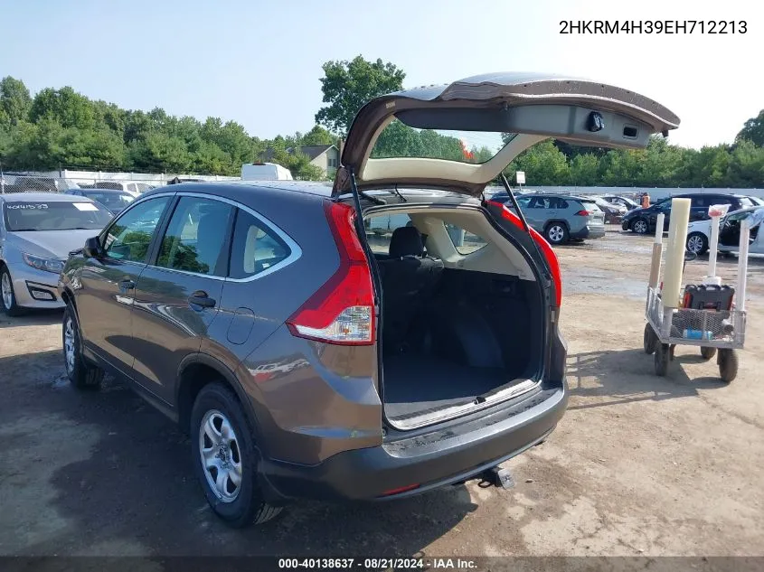 2014 Honda Cr-V Lx VIN: 2HKRM4H39EH712213 Lot: 40138637