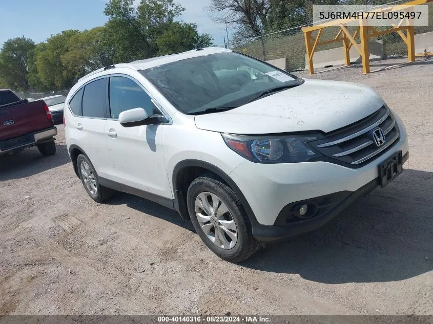 2014 Honda Cr-V Ex-L VIN: 5J6RM4H77EL095497 Lot: 40140316